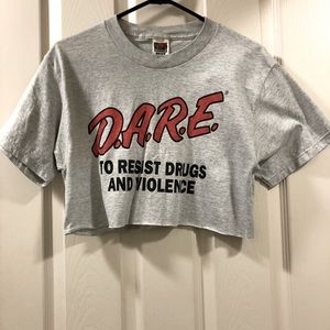 D.A.R.E Cropped T-Shirt